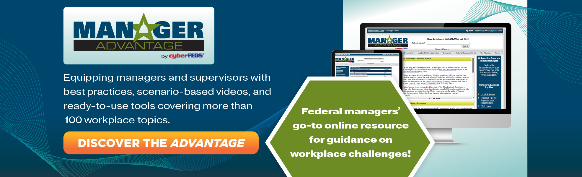 Federal managers’ go-to online resource for guidance on workplace challenges!