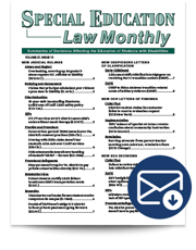 Special Education Law Monthly