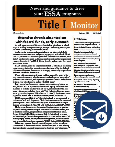 Title I Monitor